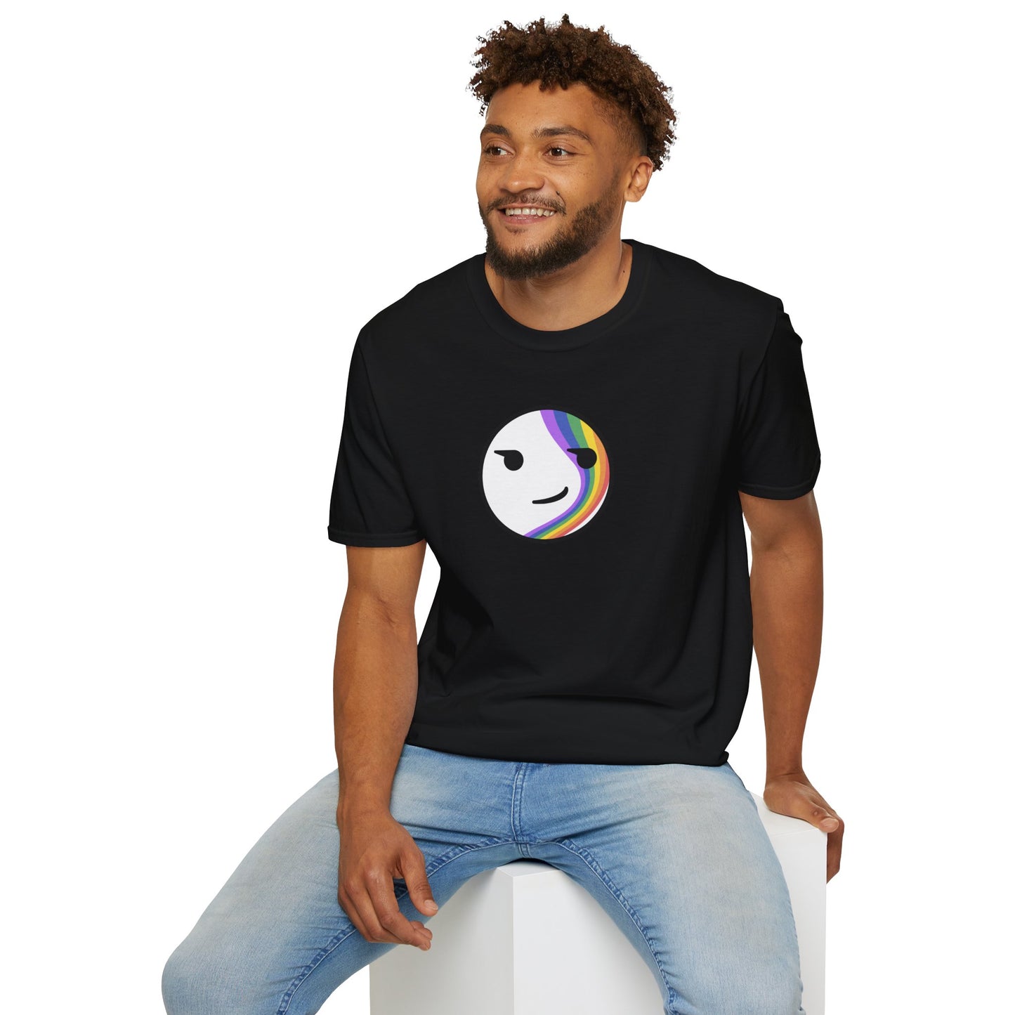 π Pride Edition Smirk - Classic Unisex Crewneck T-Shirt