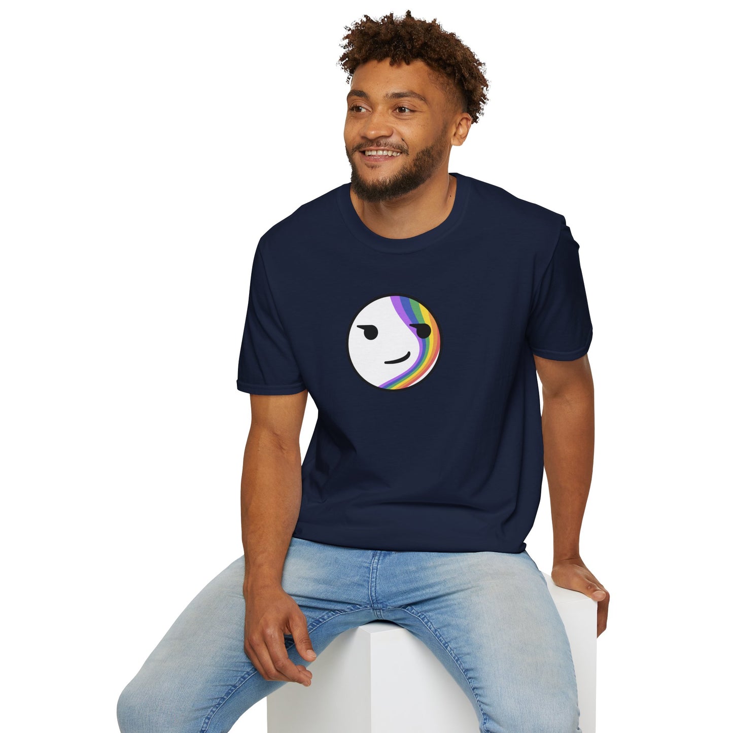 π Pride Edition Smirk - Classic Unisex Crewneck T-Shirt