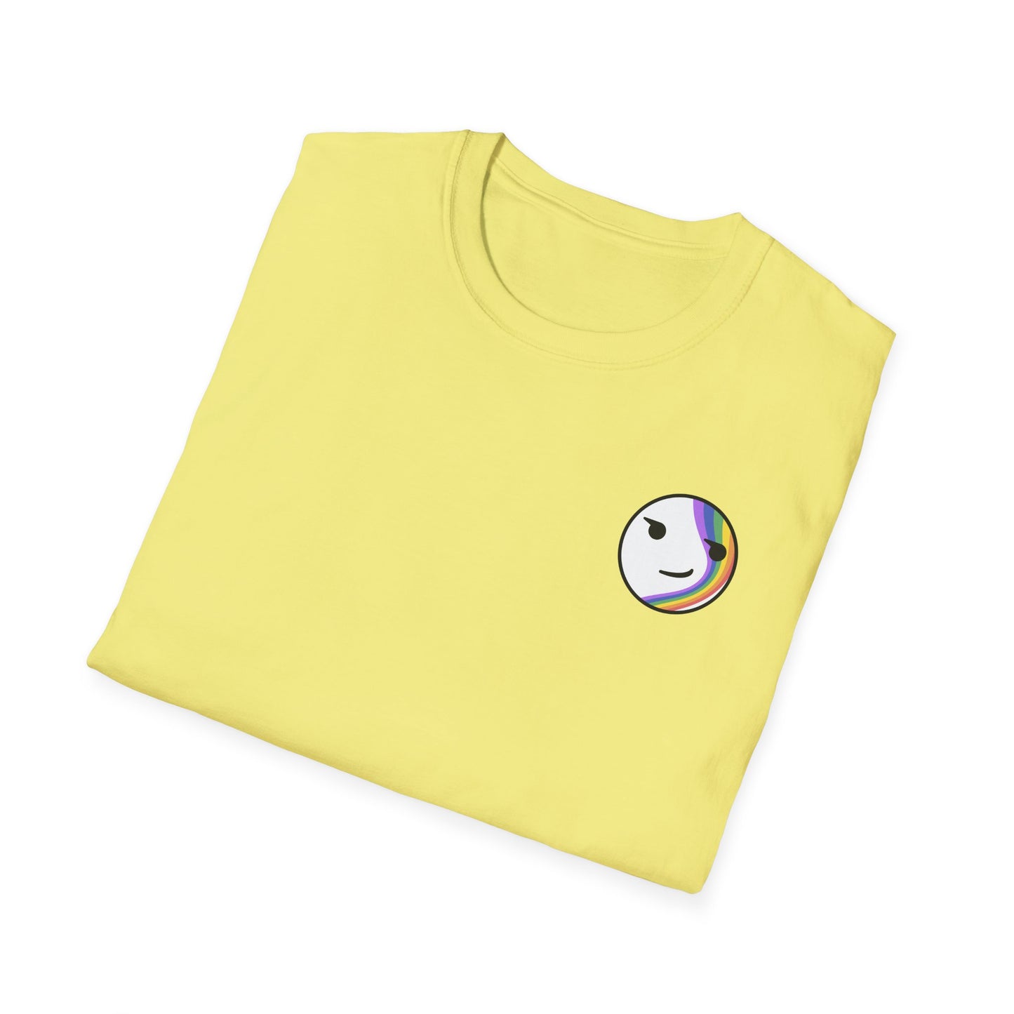 π Pride Edition Smirk (small logo) - Classic Unisex Crewneck T-Shirt