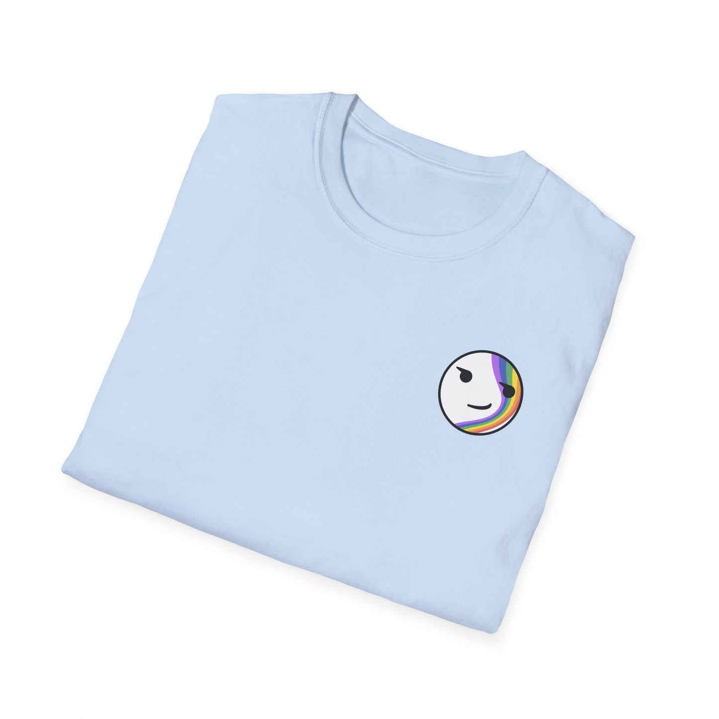 π Pride Edition Smirk (small logo) - Classic Unisex Crewneck T-Shirt
