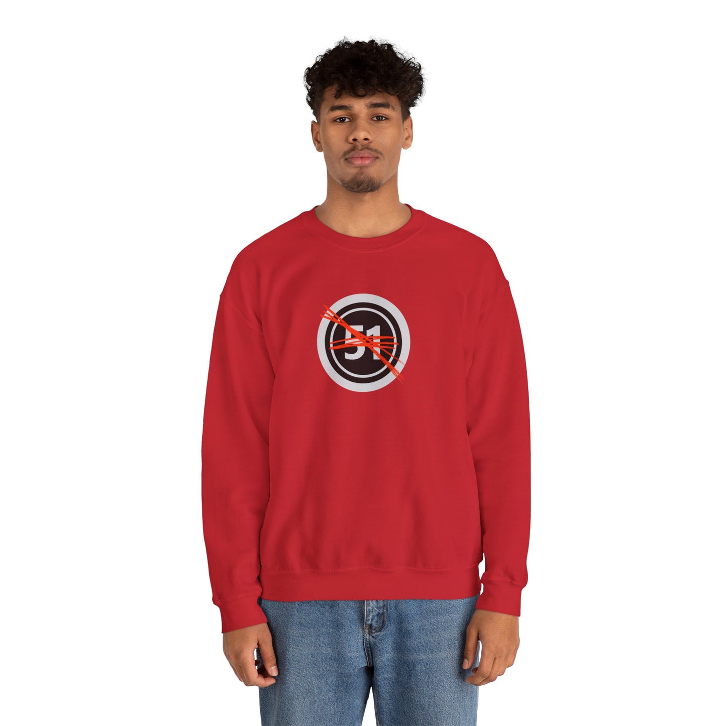 π¨π¦ NO to the 51st!!! Unisex Crewneck Sweatshirt β Stand for Canada, Make it Clear π¨π¦