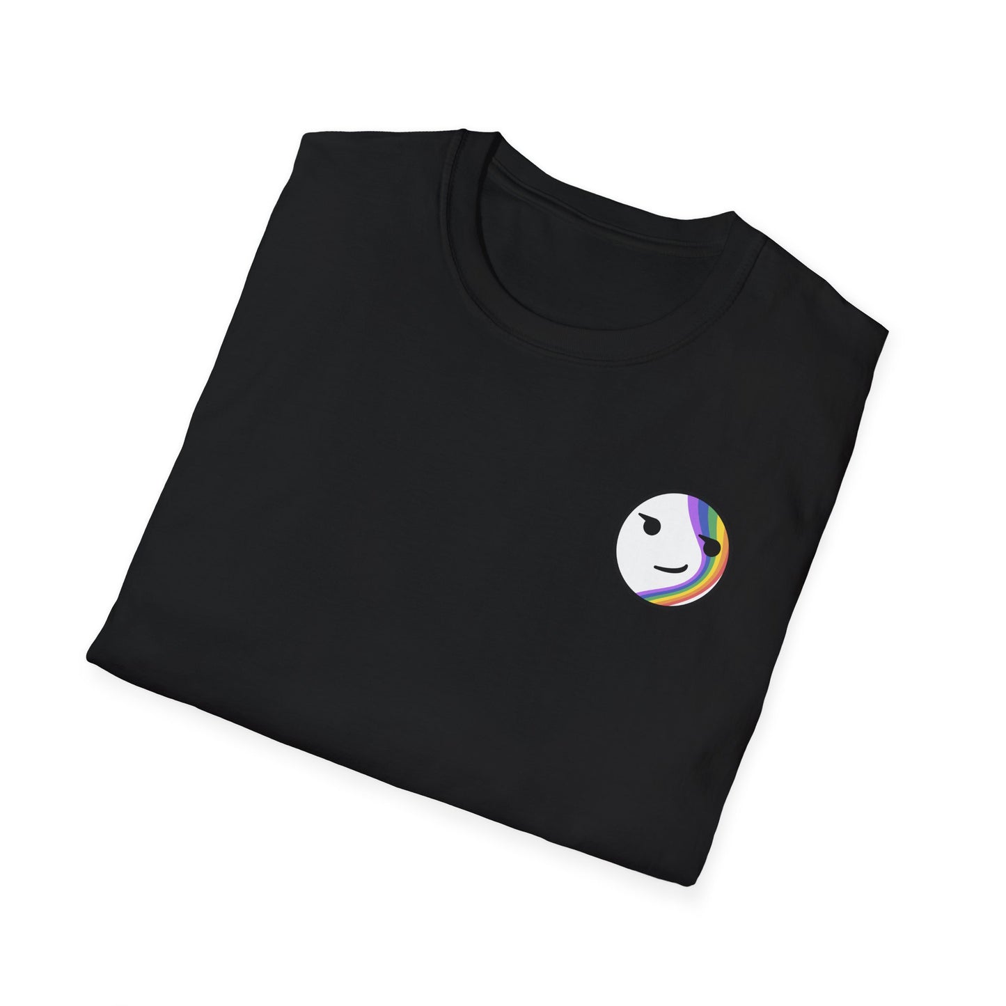 π Pride Edition Smirk (small logo) - Classic Unisex Crewneck T-Shirt