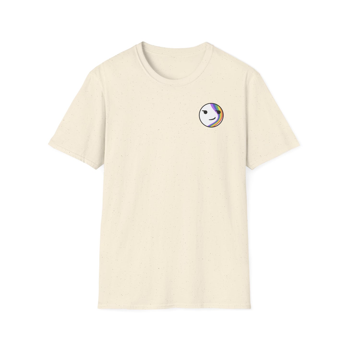 π Pride Edition Smirk (small logo) - Classic Unisex Crewneck T-Shirt