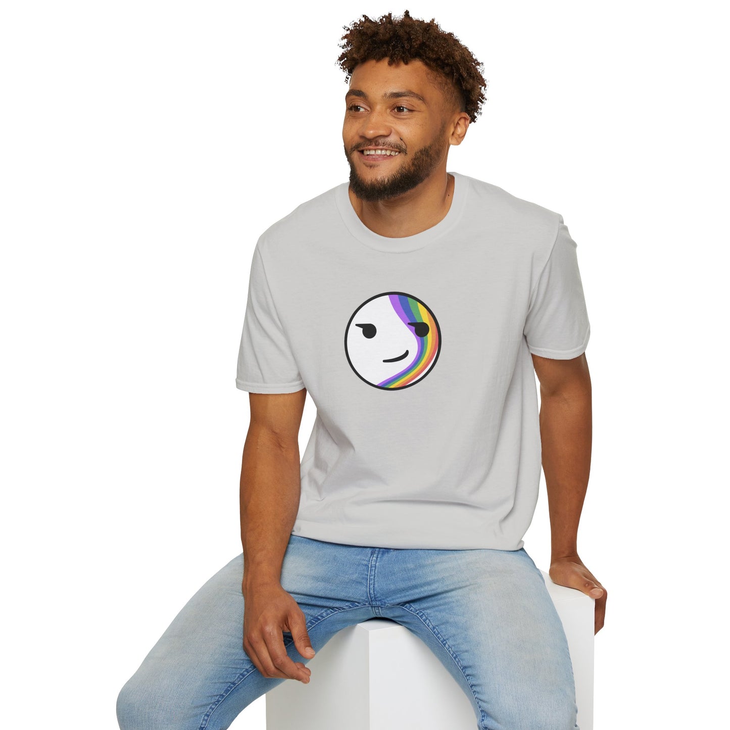 π Pride Edition Smirk - Classic Unisex Crewneck T-Shirt