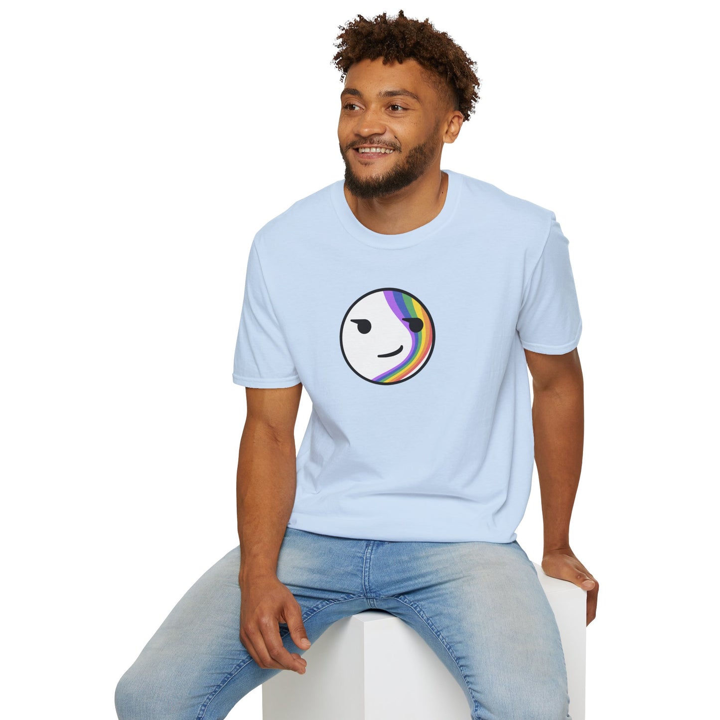 π Pride Edition Smirk - Classic Unisex Crewneck T-Shirt