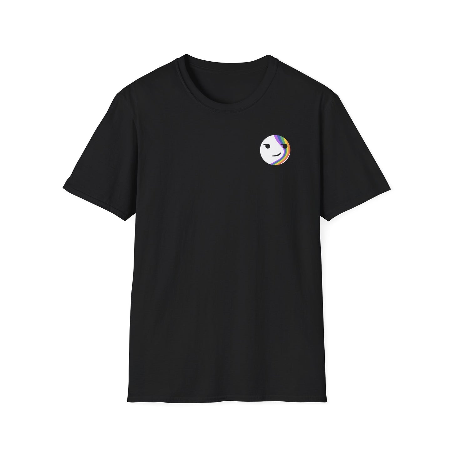 π Pride Edition Smirk (small logo) - Classic Unisex Crewneck T-Shirt