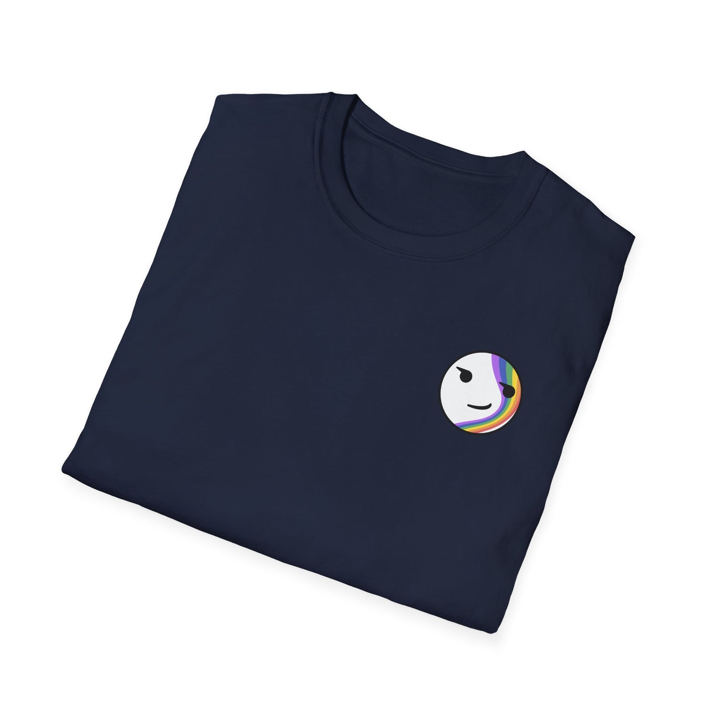 π Pride Edition Smirk (small logo) - Classic Unisex Crewneck T-Shirt