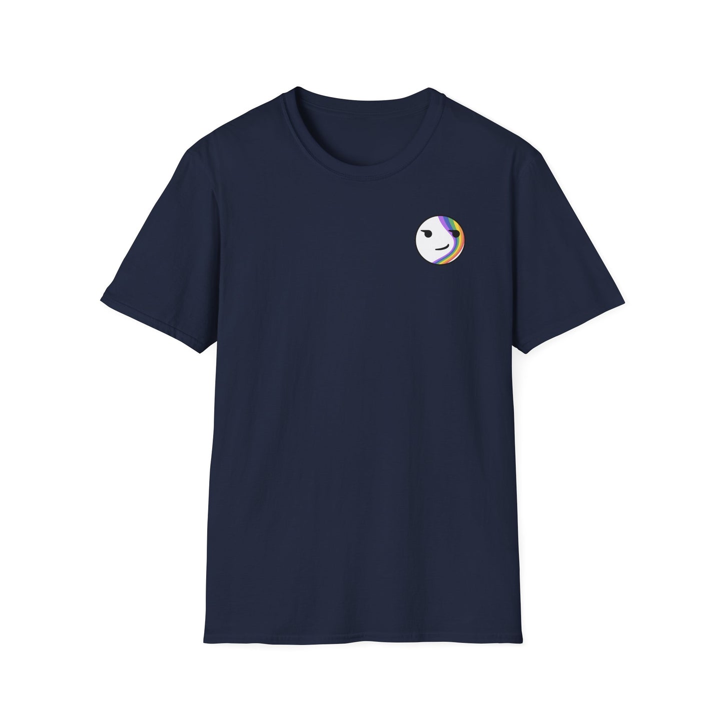 π Pride Edition Smirk (small logo) - Classic Unisex Crewneck T-Shirt