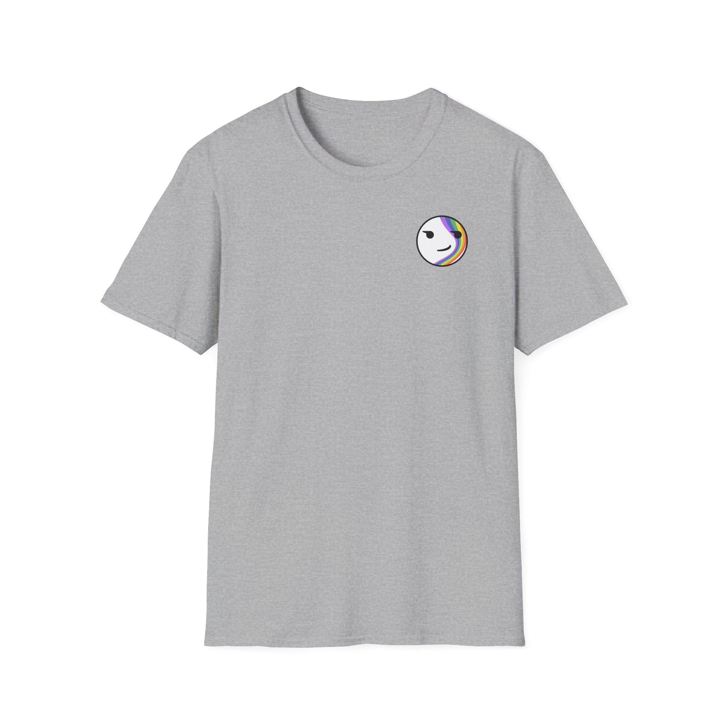π Pride Edition Smirk (small logo) - Classic Unisex Crewneck T-Shirt