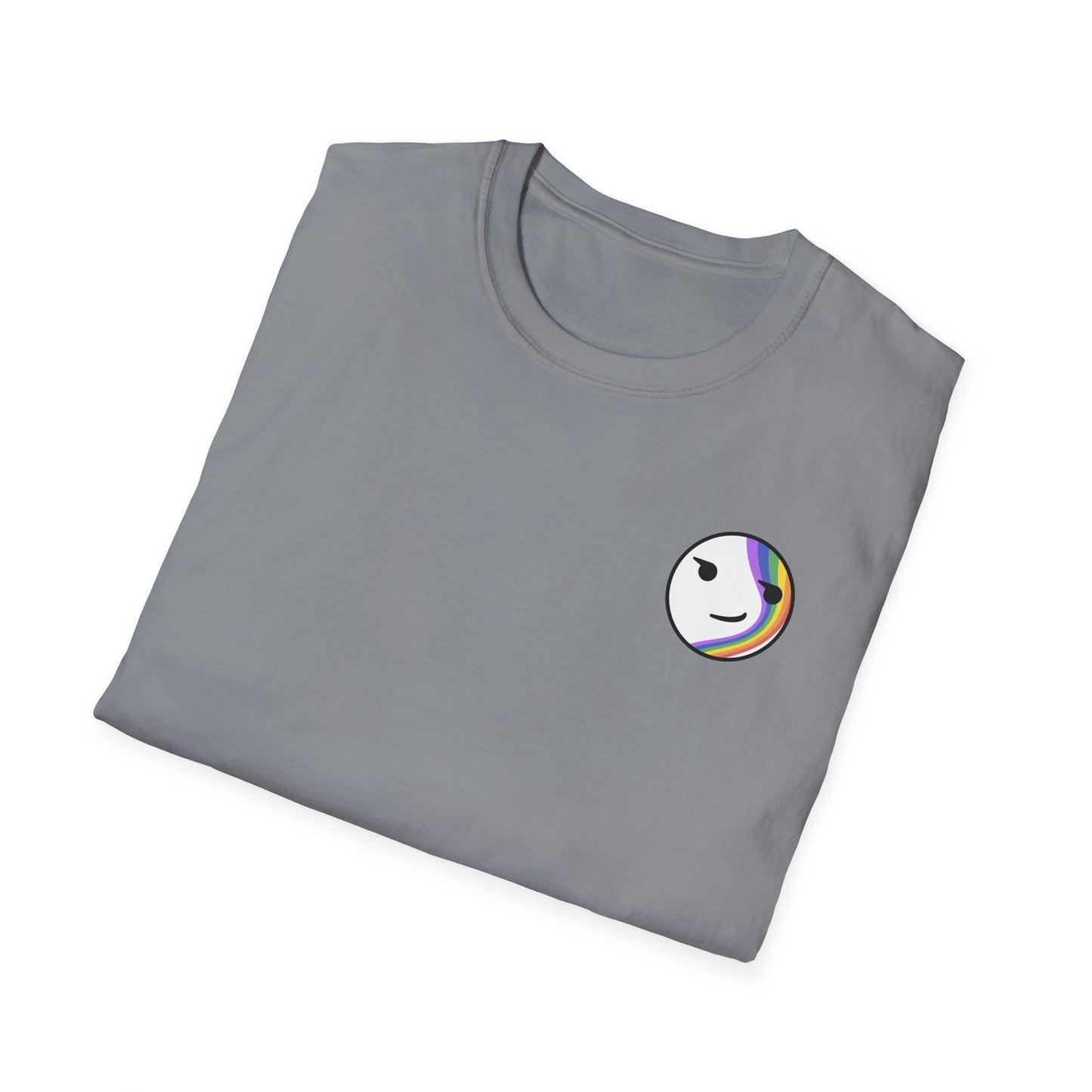 π Pride Edition Smirk (small logo) - Classic Unisex Crewneck T-Shirt