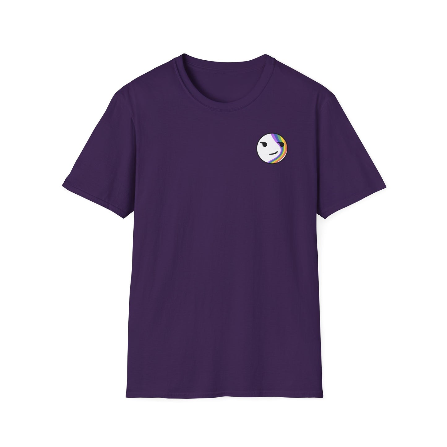 π Pride Edition Smirk (small logo) - Classic Unisex Crewneck T-Shirt