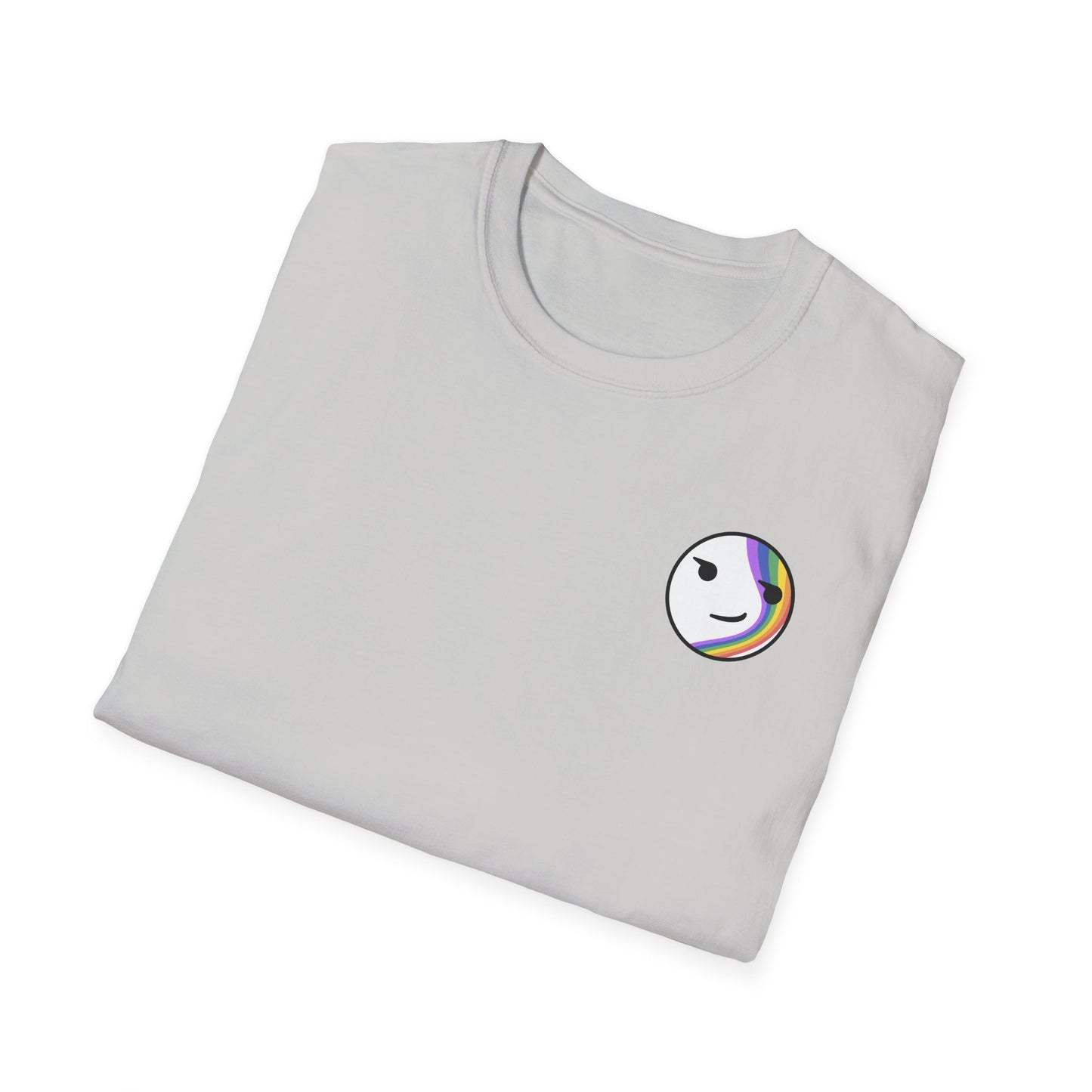 π Pride Edition Smirk (small logo) - Classic Unisex Crewneck T-Shirt