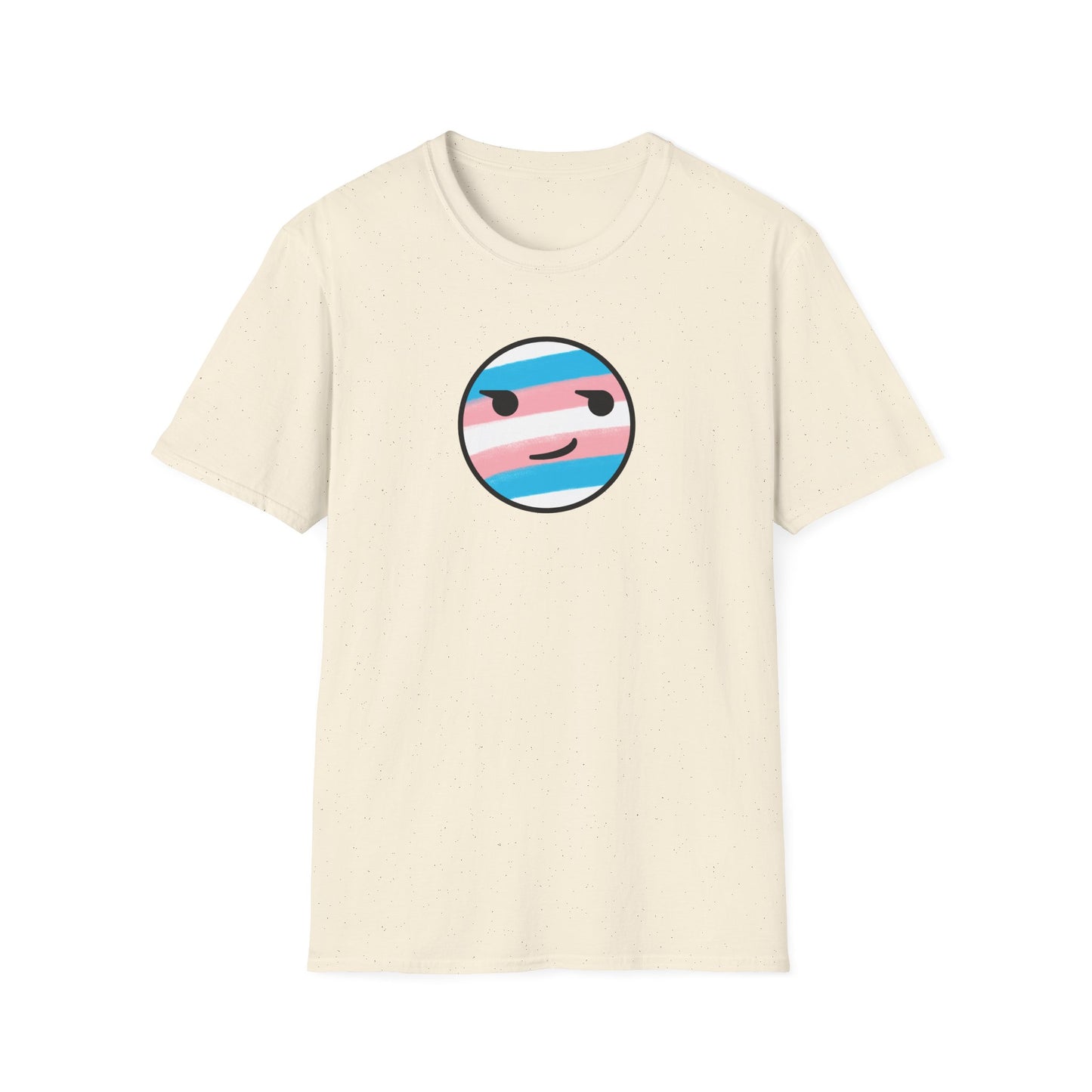 🏳️⚧️ Trans Pride Smirk - Classic Unisex Crewneck T-Shirt