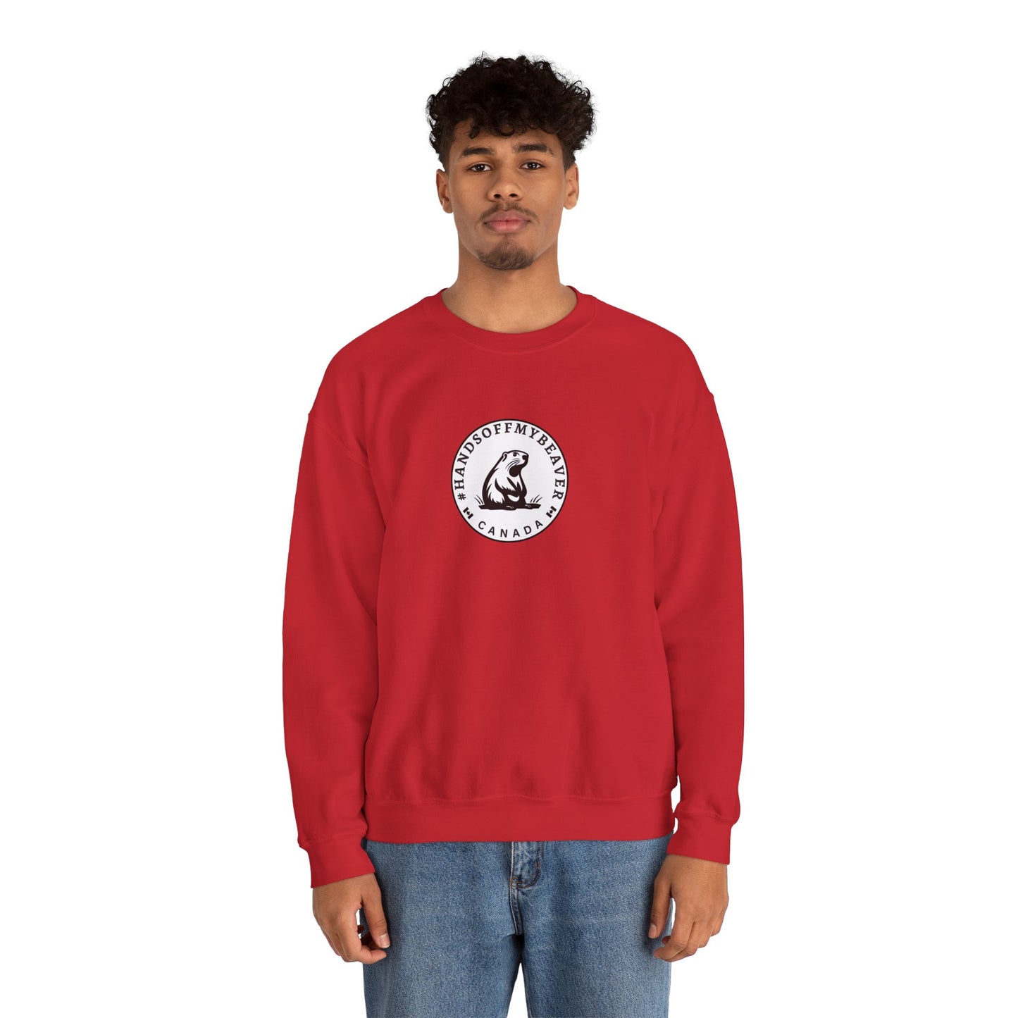 #handsoffmybeaver Unisex Crewneck Sweatshirt – Stand for Canada, Make it Clear 🇨🇦