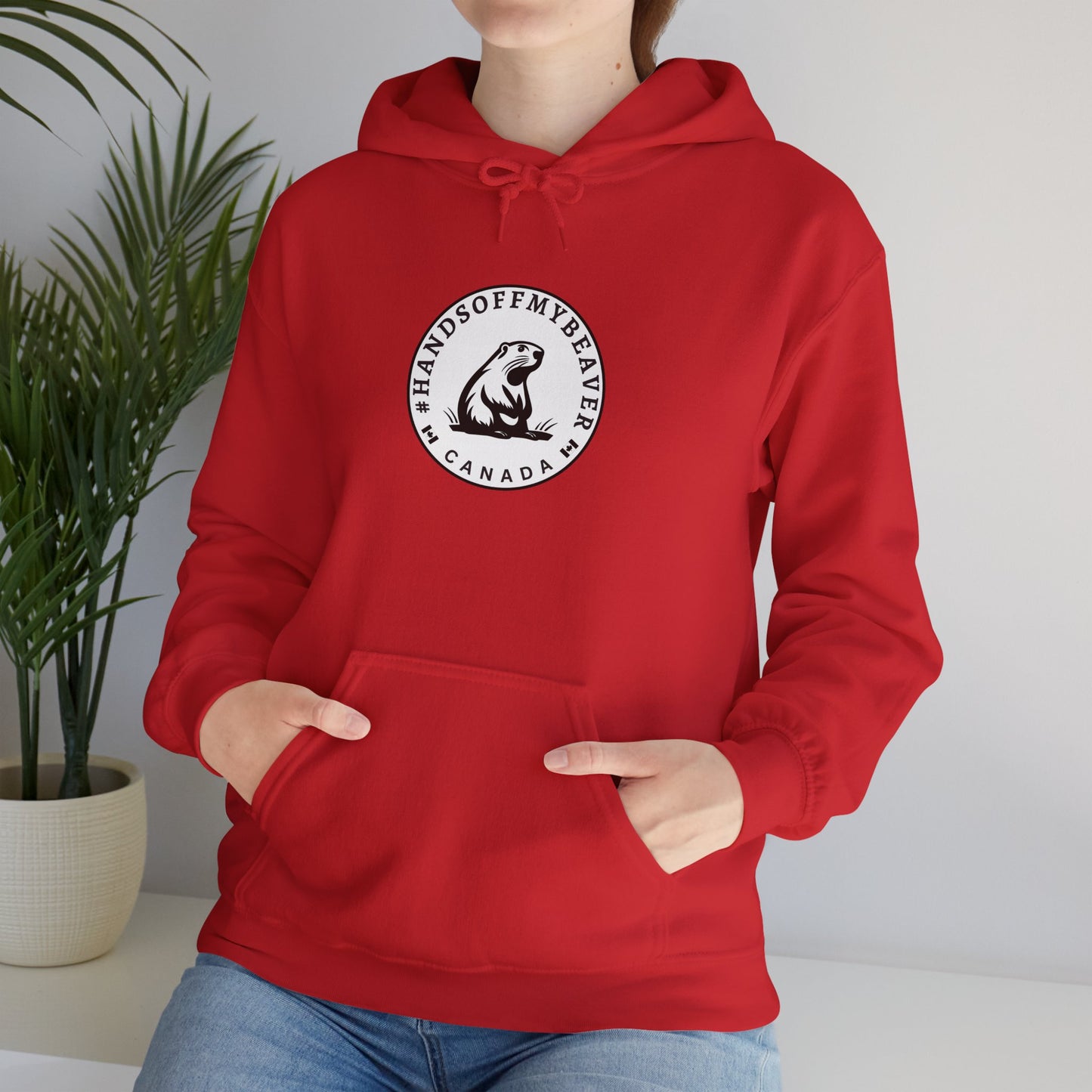 #handsoffmybeaver Unisex Hoodie – Stand for Canada, Make it Clear 🇨🇦
