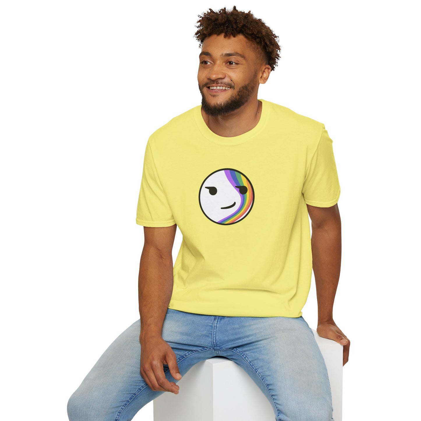 π Pride Edition Smirk - Classic Unisex Crewneck T-Shirt