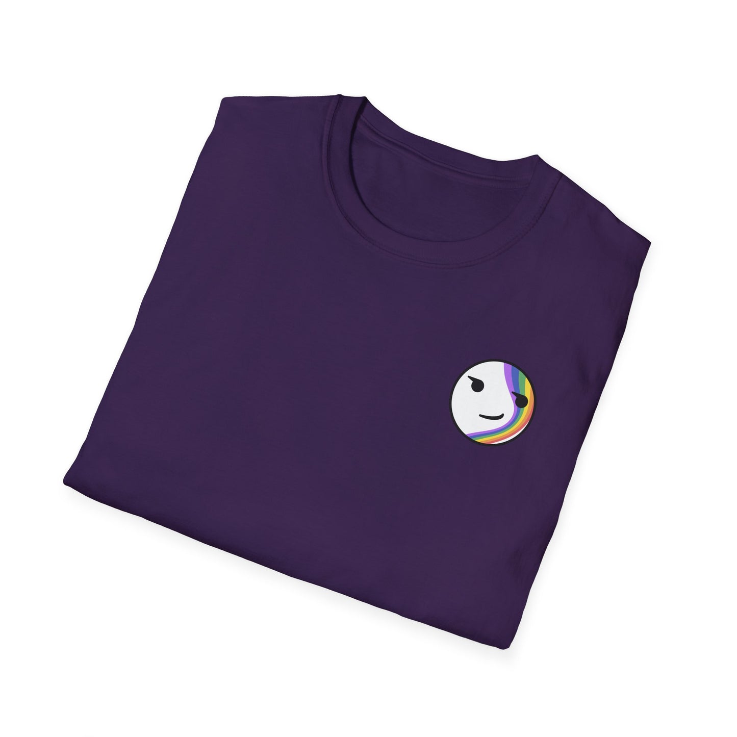 π Pride Edition Smirk (small logo) - Classic Unisex Crewneck T-Shirt