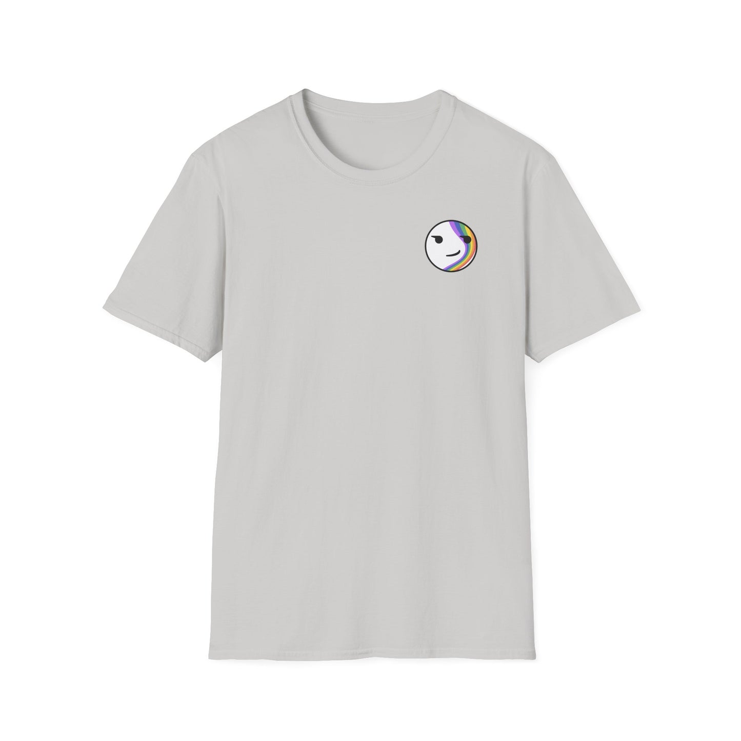 π Pride Edition Smirk (small logo) - Classic Unisex Crewneck T-Shirt