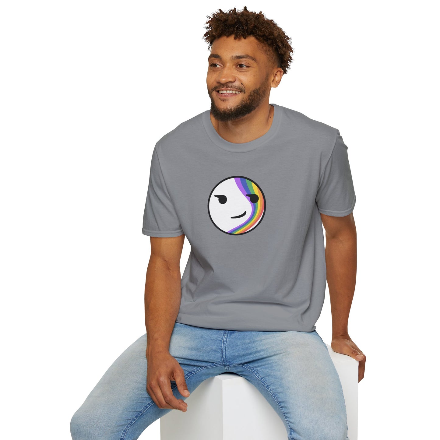 π Pride Edition Smirk - Classic Unisex Crewneck T-Shirt