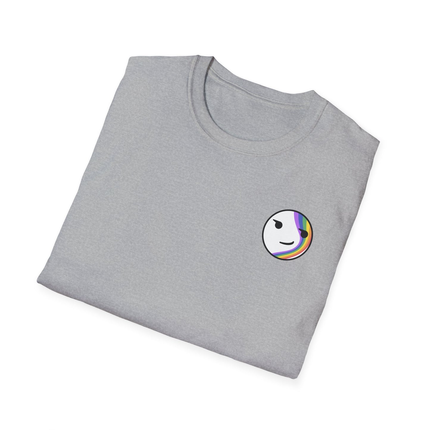 π Pride Edition Smirk (small logo) - Classic Unisex Crewneck T-Shirt