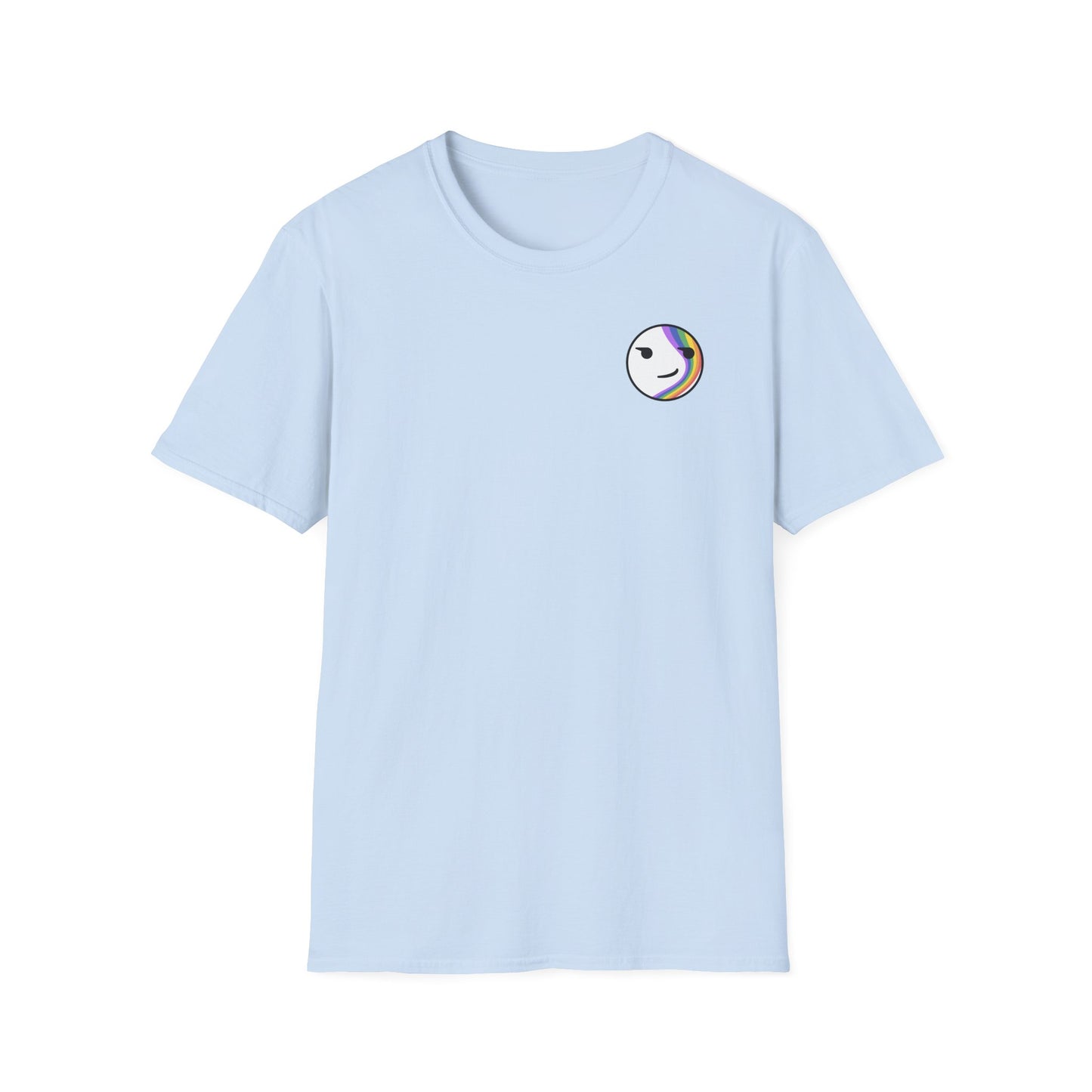 π Pride Edition Smirk (small logo) - Classic Unisex Crewneck T-Shirt