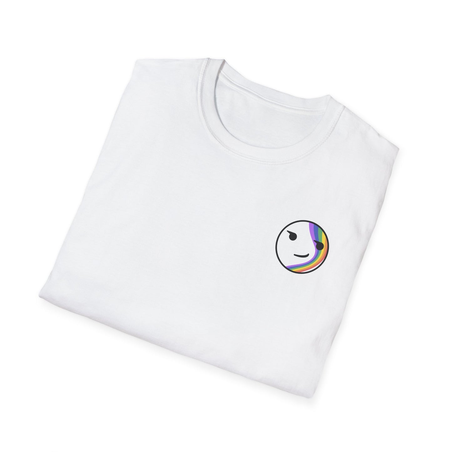 π Pride Edition Smirk (small logo) - Classic Unisex Crewneck T-Shirt