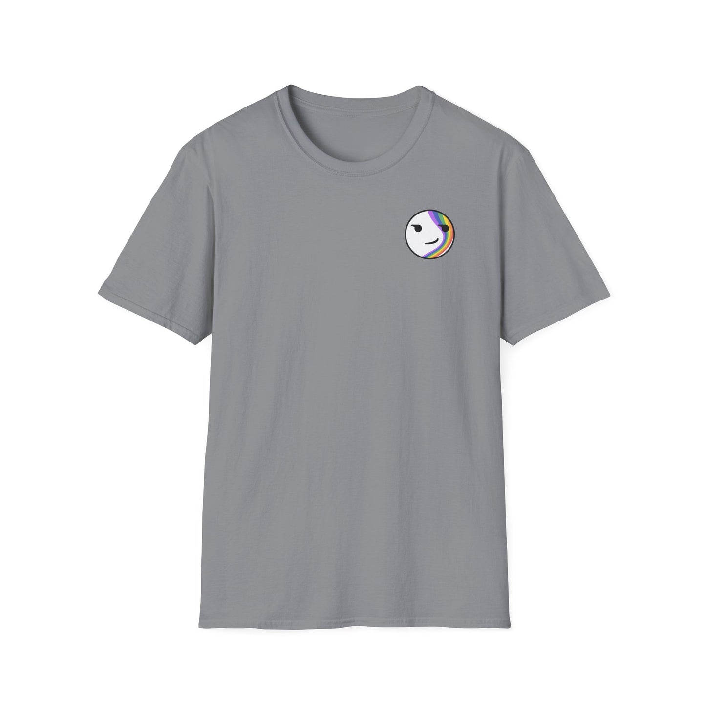 π Pride Edition Smirk (small logo) - Classic Unisex Crewneck T-Shirt