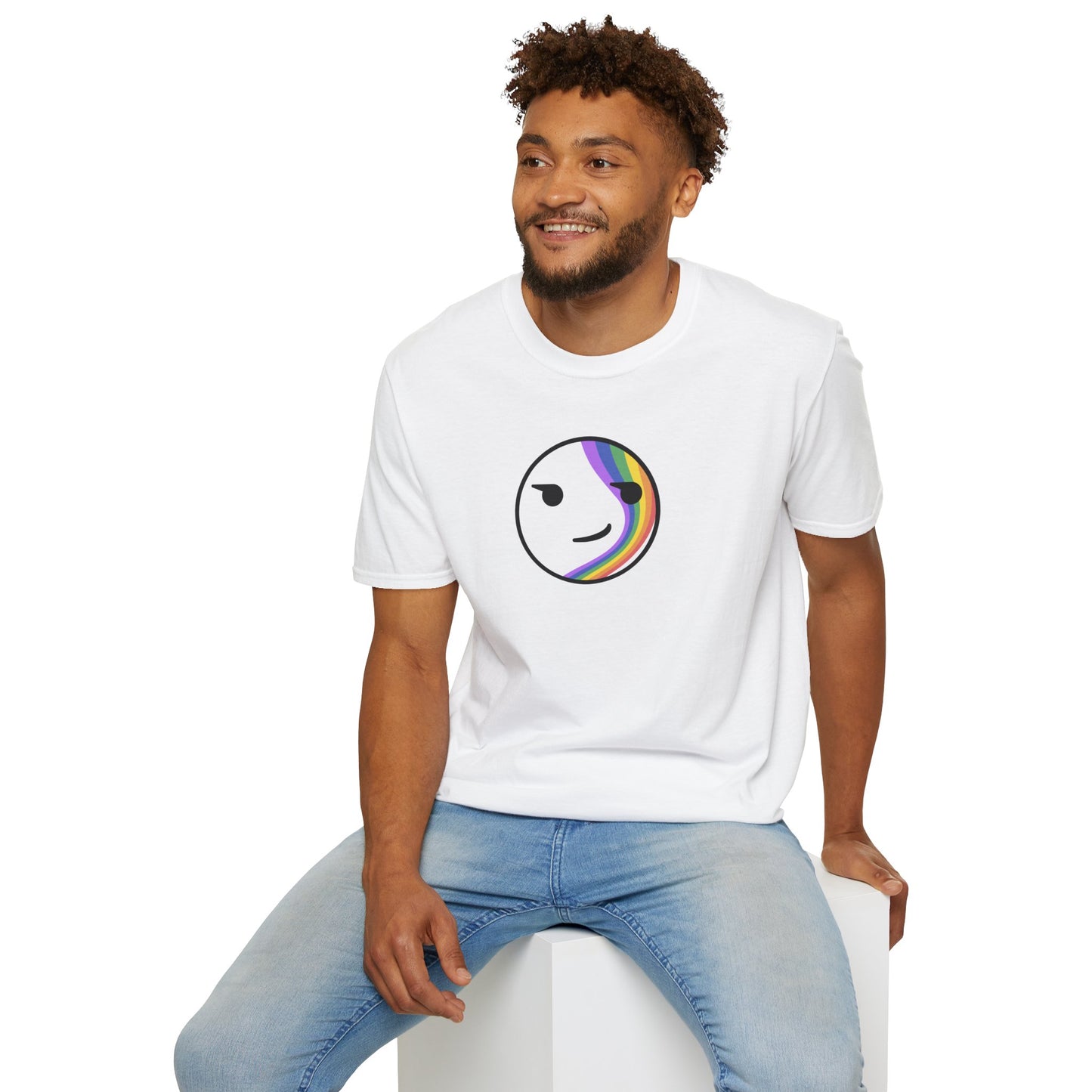 π Pride Edition Smirk - Classic Unisex Crewneck T-Shirt