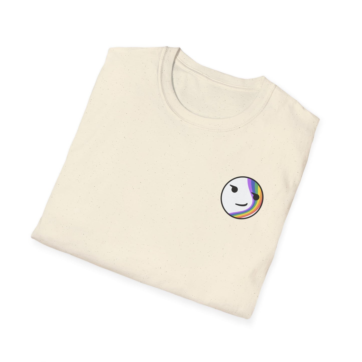 π Pride Edition Smirk (small logo) - Classic Unisex Crewneck T-Shirt