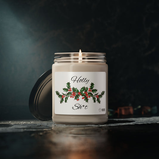 "Holly Sh*t" Smirk - Scented Soy Candle, 9oz