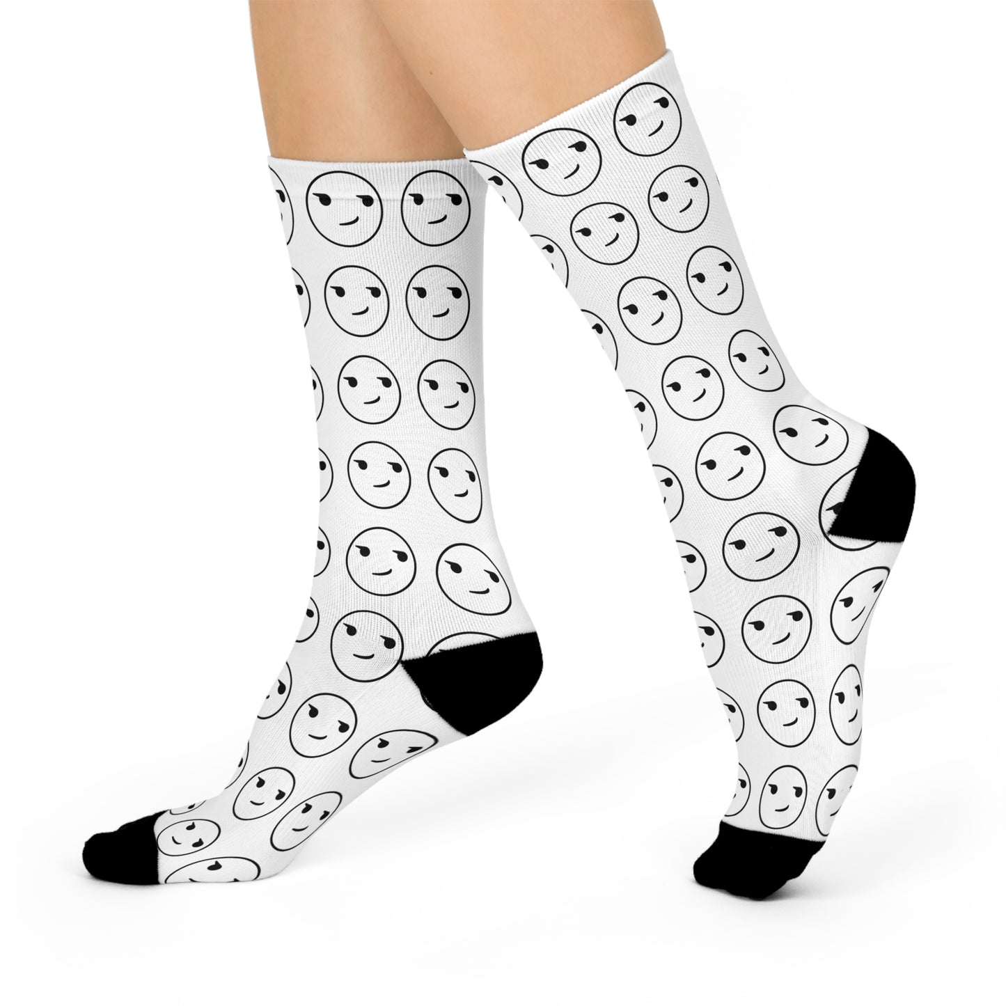 Smirk - Cushioned Crew Socks