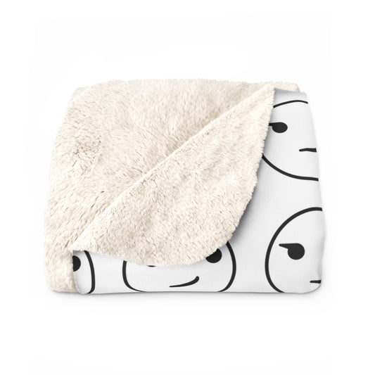 Smirk - Sherpa Fleece Blanket