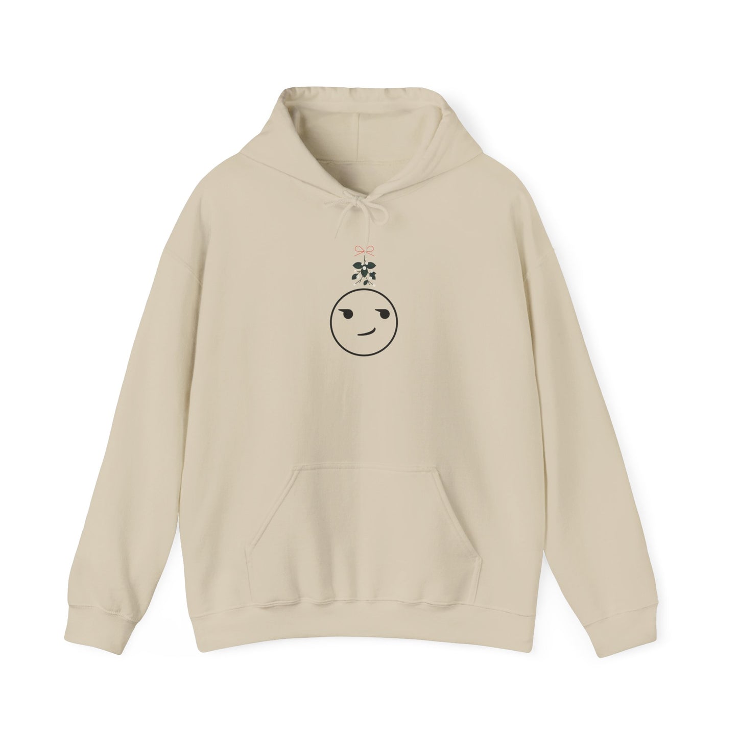 Mistletoe Smirk - Hooded Sweatshirt