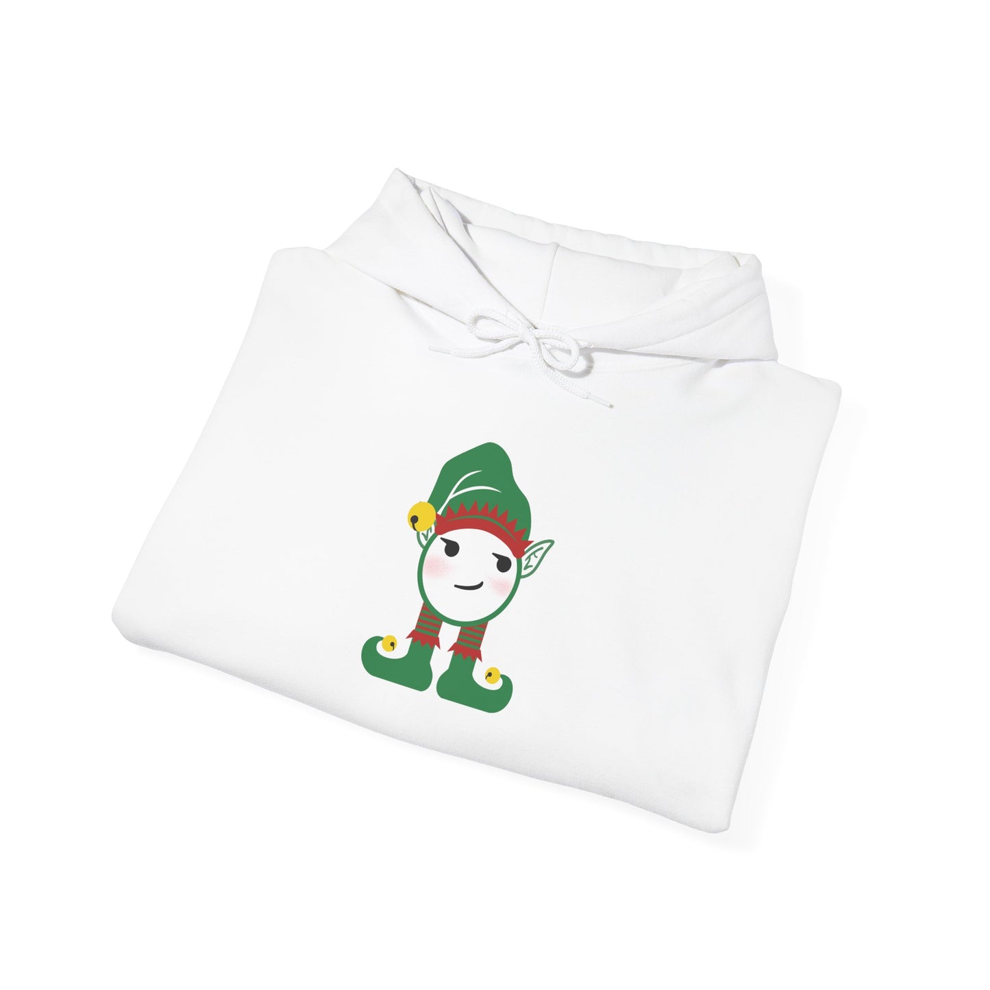 Smirking Elf Christmas Hoodie - Hooded Sweatshirt