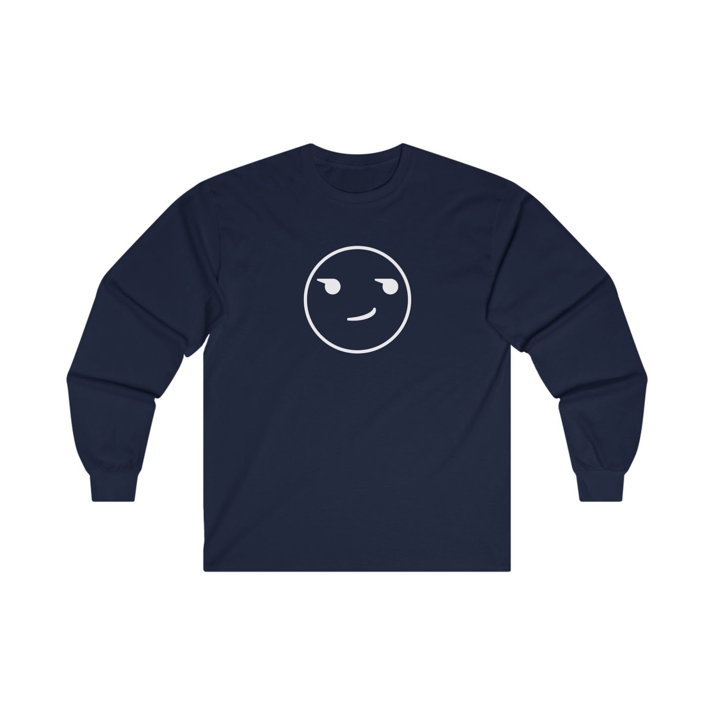 Smirk - Dark Colours Long Sleeve Unisex Ultra Cotton