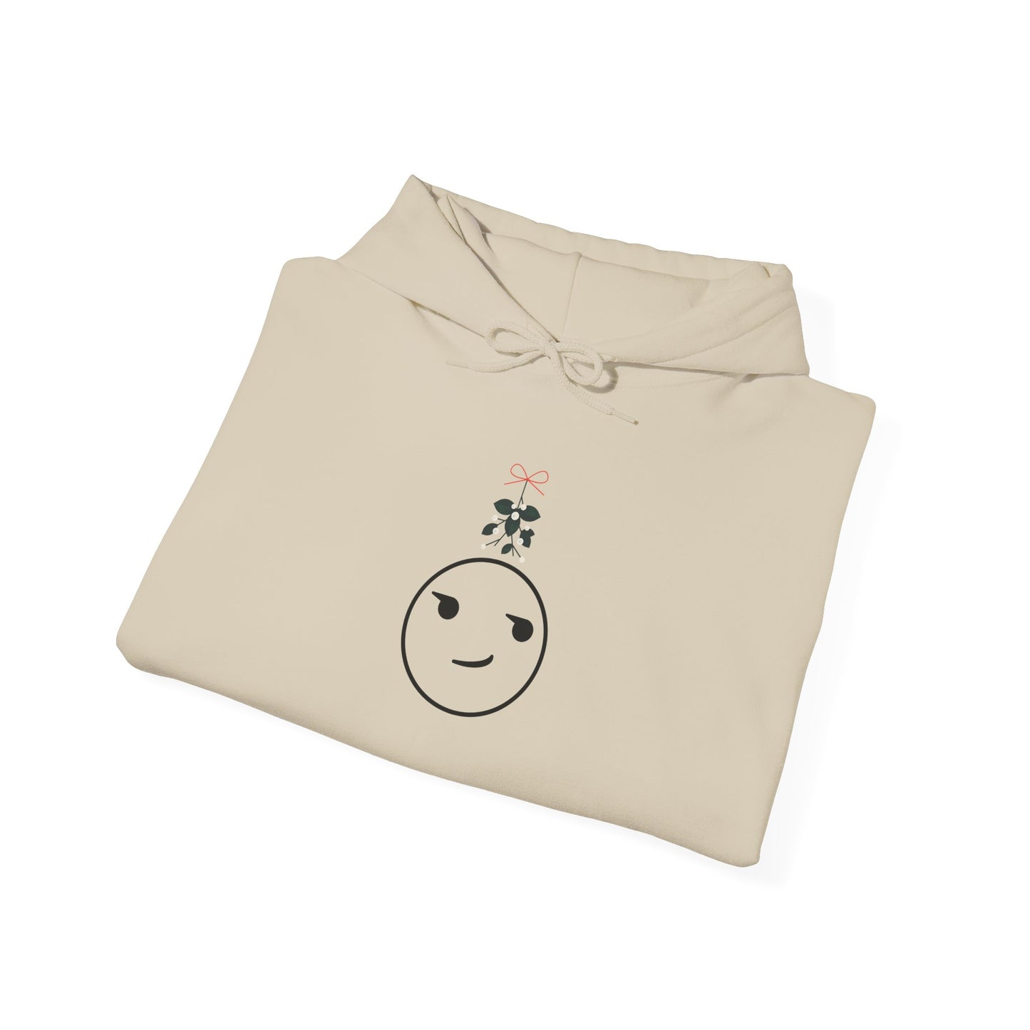 Mistletoe Smirk - Hooded Sweatshirt