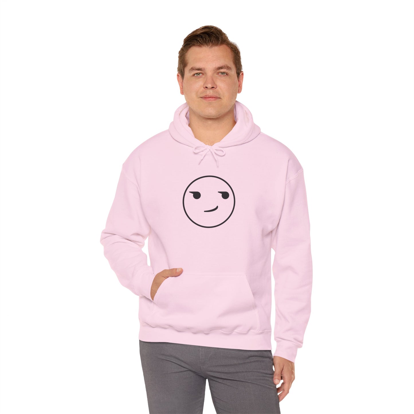 Smirk Hooded Sweatshirt - Unisex Heavy Blend™