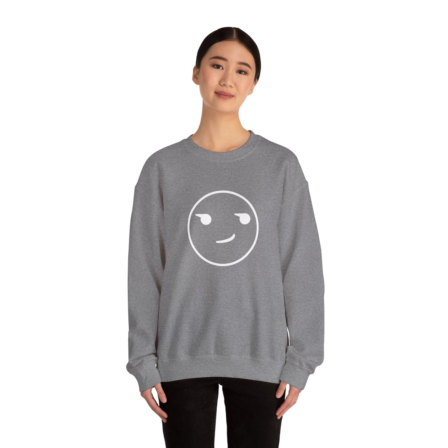 Smirk - Dark Colours Unisex Heavy Blend™ Crewneck Sweatshirt