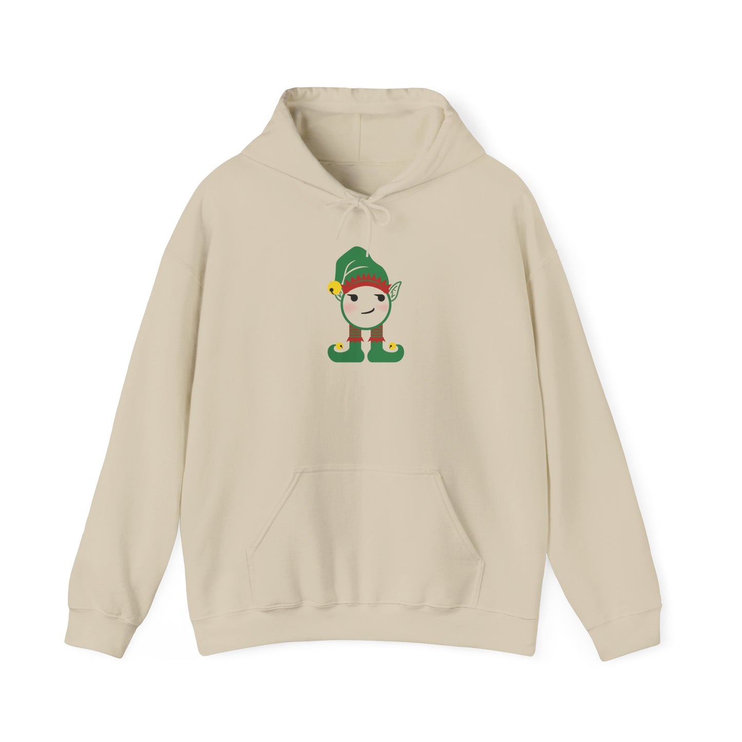 Smirking Elf Christmas Hoodie - Hooded Sweatshirt