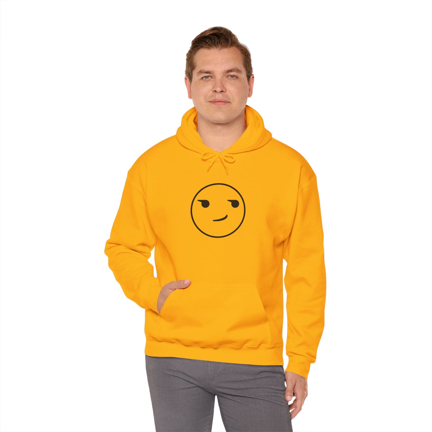 Smirk Hooded Sweatshirt - Unisex Heavy Blend™