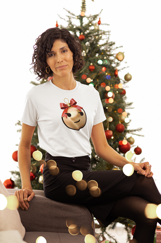 Smirk Coquette Gold Ornament - Unisex Heavy Cotton Tee