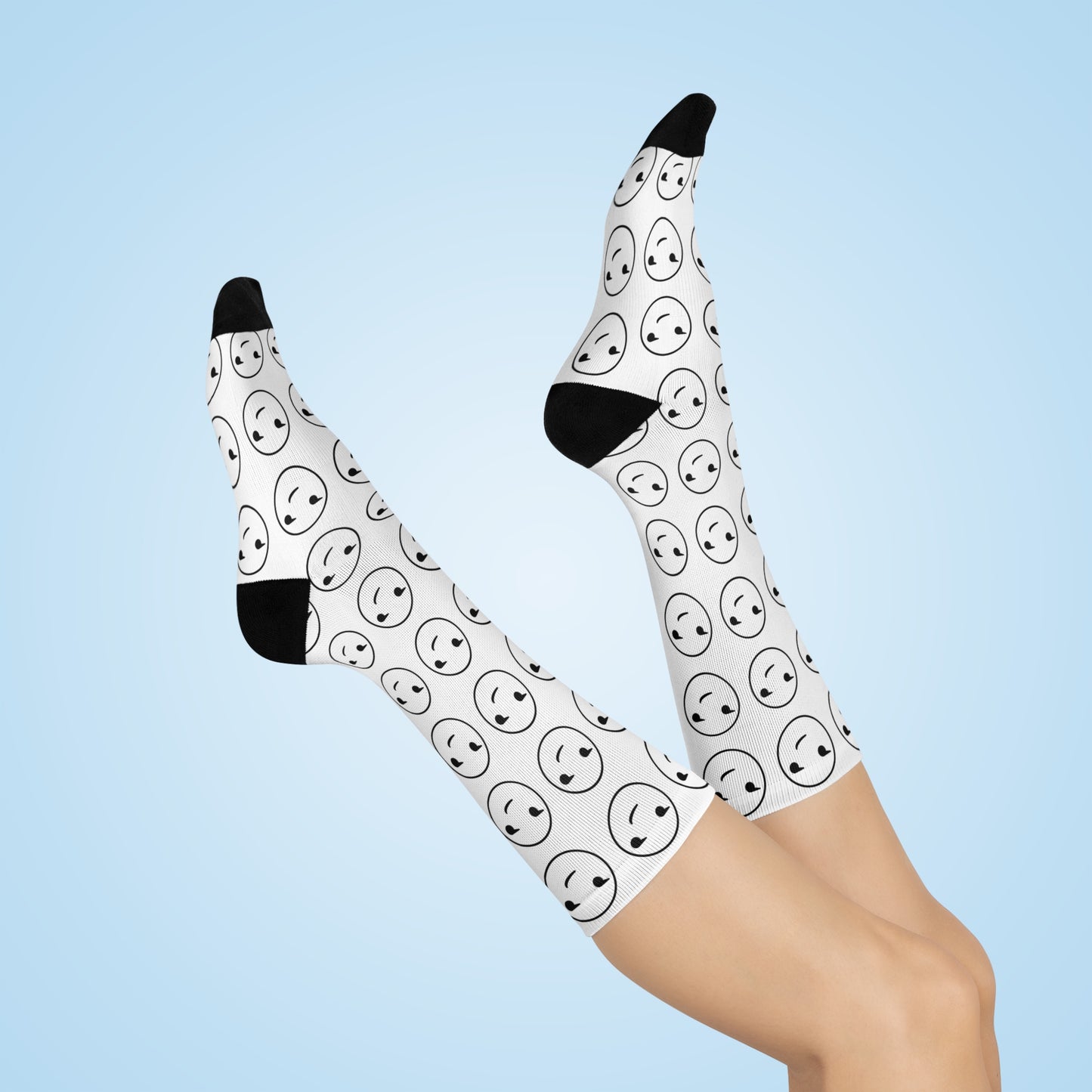 Smirk - Cushioned Crew Socks