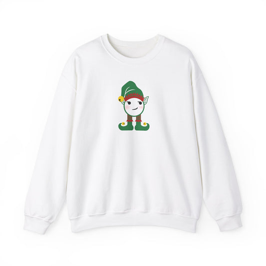 Smirking Elf Christmas Sweatshirt