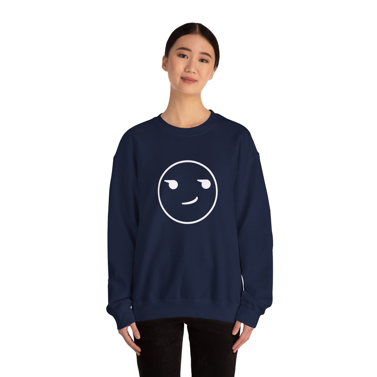 Smirk - Dark Colours Unisex Heavy Blend™ Crewneck Sweatshirt