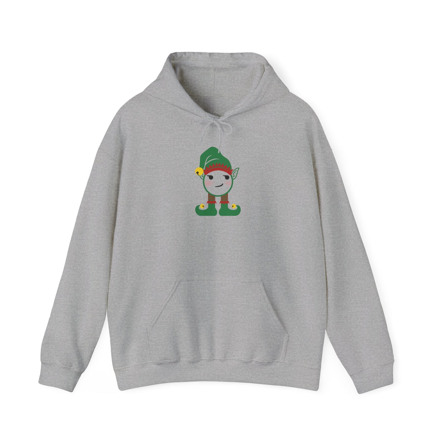 Smirking Elf Christmas Hoodie - Hooded Sweatshirt