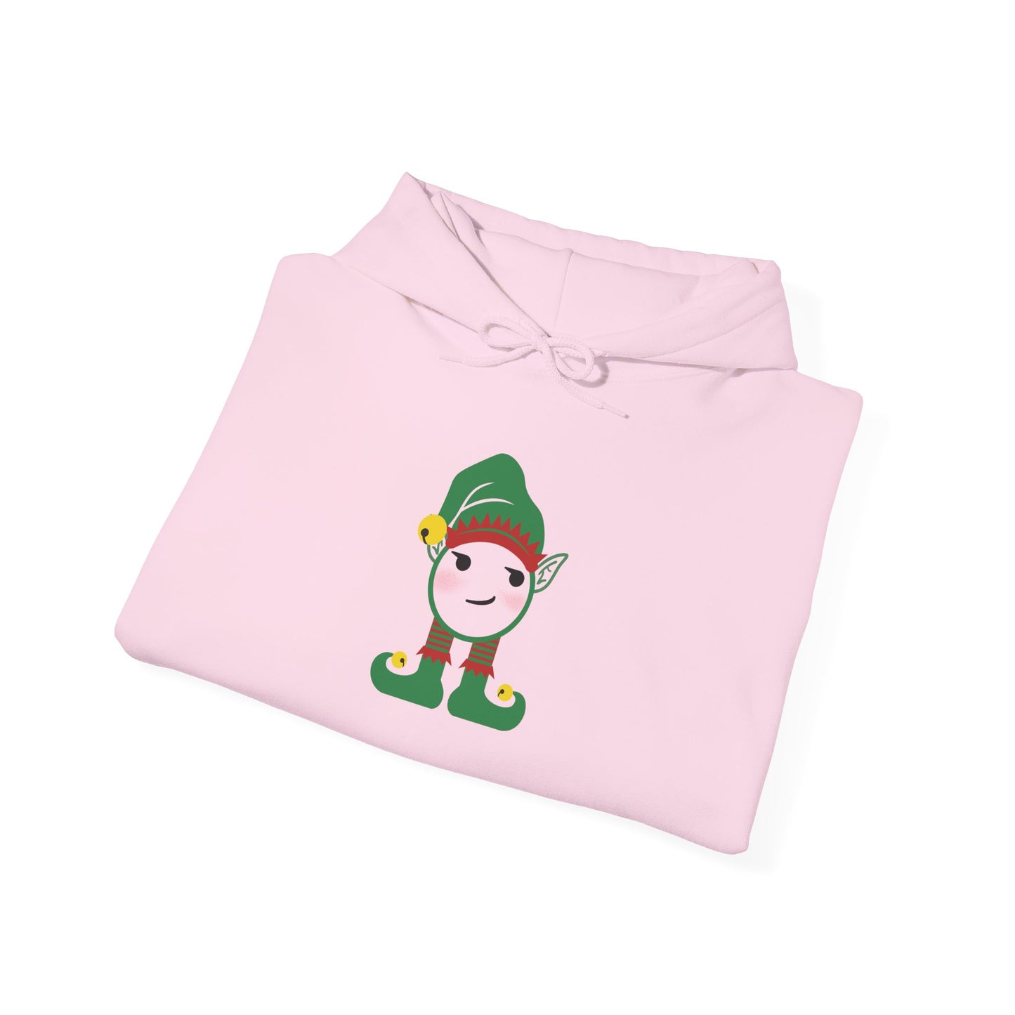 Smirking Elf Christmas Hoodie - Hooded Sweatshirt