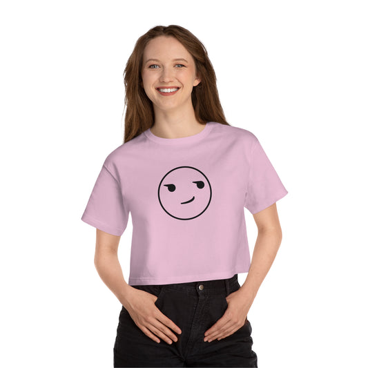 Smirk - Crop Tee