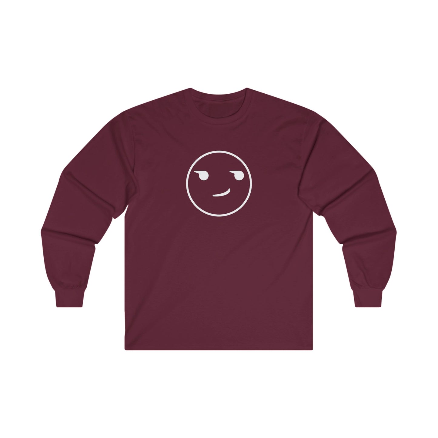 Smirk - Dark Colours Long Sleeve Unisex Ultra Cotton