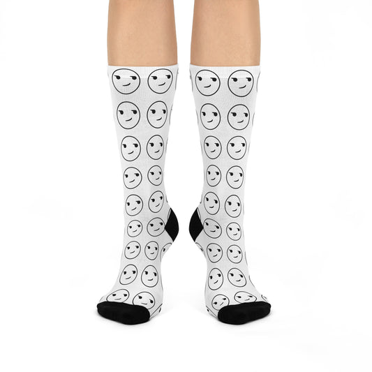 Smirk - Cushioned Crew Socks