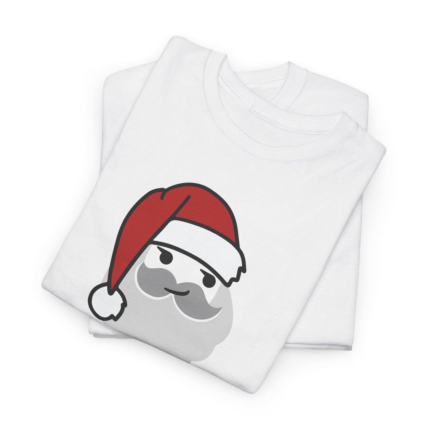 Santa Smirk - Unisex Heavy Cotton Tee